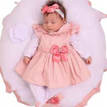 Baby Girls Rompers - Rusty Rose - View 2