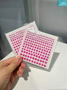 Sexy Glam Up Your Look With These 3D Rhinestone Eye & Face DecorativeDrill Stickers! Halloween - Multicolor - View 19