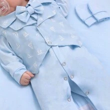 Baby Boys Jumpsuits - Màu xanh lam - Xem 6