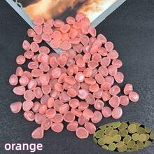 102pcs Dark Glow In The Dark Pebbles,Luminous Stones For Garden Walkways Flower Bed Ornaments Fish Tank Pathway Decorations (0.8*1cm) - Multicolor - View 13