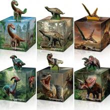 12 hộp quà khủng long chủ đề khủng long hộp quà sinh nhật hộp các tông tiệc rừng nhiệt đới vật dụng trang trí tiệc khủng long, Giáng sinh - Nhiều màu - Xem 9