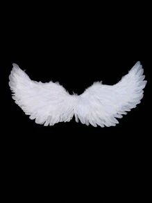 1pc Angel Demon Feather Wings Personalized Costume Prop, Suitable For Holidays, Performances, Cosplay Halloween Halloween Accessories