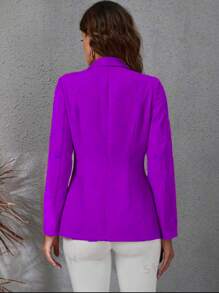 Women Blazers - Màu tím - Xem 2