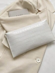 Nuevo artículo Bolso de hombro y de mano versátil de estilo lujoso y de peso ligero - Blanco - Ver 6