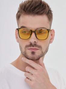 3-In-1 Magnetic Interchangeable Clip-On Fashion Glasses, All-Day All-Night Driving Glasses - A - View 10