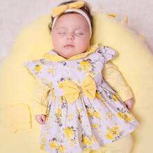 Baby Girls Rompers - צהוב - ראה 6