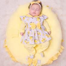 Baby Girls Rompers - צהוב - ראה 7