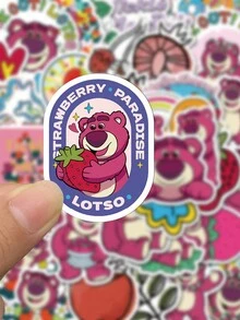 40 件装玩具总动员巴斯光年可爱卡通贴纸 DIY 装饰电脑吉他 iPad 防水贴纸 - 彩色 - 查看 6