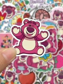 40 件装玩具总动员巴斯光年可爱卡通贴纸 DIY 装饰电脑吉他 iPad 防水贴纸 - 彩色 - 查看 3