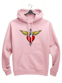 Men Sweatshirts - Màu Hồng baby - Xem 1