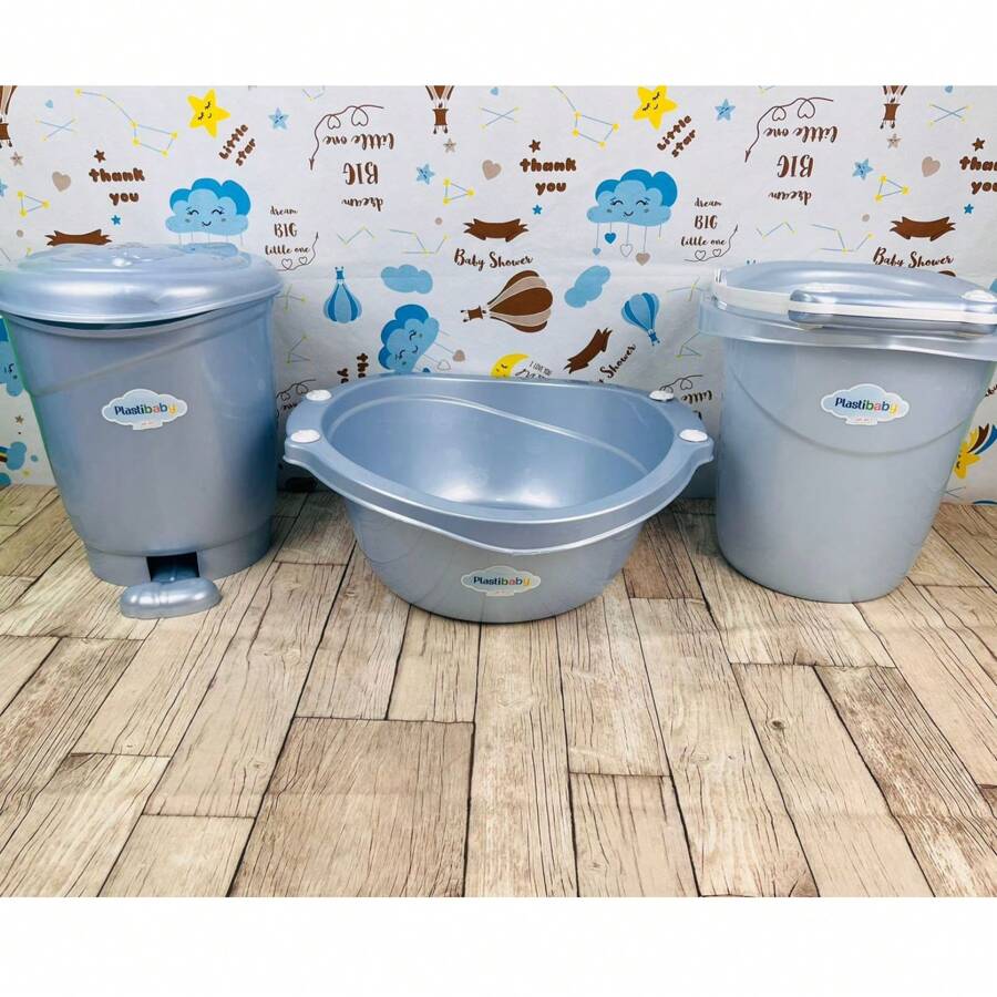Baby Bathing Products - Màu xanh bụi bặm - Xem 1
