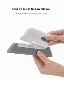 1個窗溝清潔刷，窗溝清潔工具，清潔溝槽的小刷子，清潔窗台縫隙刷 - 灰色 - 查看 6