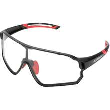 ROCKBROS Occhiali da sole fotocromatici Donna Uomo Occhiali da ciclismo UV400 Lenti fotocromatiche trasparenti per ciclismo, motociclismo, guida, corsa, pesca, golf, ciclismo all'aperto - nero - Visualizzare 1