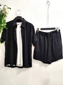 Men Shirts - Black - View 3