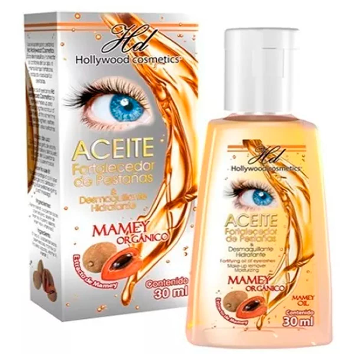Desmaquillante Crecimiento De Pestañas Aceite Mamey - transparente - Ver 1