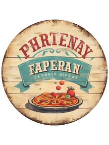 1 Bảng Hiệu Kim Loại Nhôm Tròn 20Cm/30Cm Cổ Điển, Trang Trí Tường Sáng Tạo Cho Cửa Hàng Pizza, Phòng Khách, Nhà Hàng, Phòng Ngủ, Quán Cà Phê, Cửa Hàng, Áp Phích, Mảng Bám, Bức Tranh Tường - Nhiều màu - Xem 24
