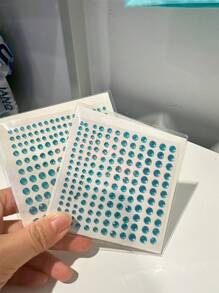 Sexy Glam Up Your Look With These 3D Rhinestone Eye & Face DecorativeDrill Stickers! Halloween - Multicolor - View 16