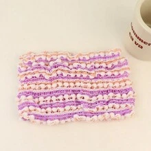 1 Stück gestricktes breites Stirnband, dehnbares Haarband zum Gesicht waschen und schminken, für den Außenbereich - Verschiedenfarbig - Übersicht 6