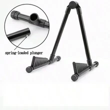 可拆卸吉他架，便攜方便，適用於吉他、貝斯、曼陀林和烏克麗麗 - 吉他支架 - 查看 3