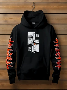 Men Sweatshirts - 黑色 - 查看 1