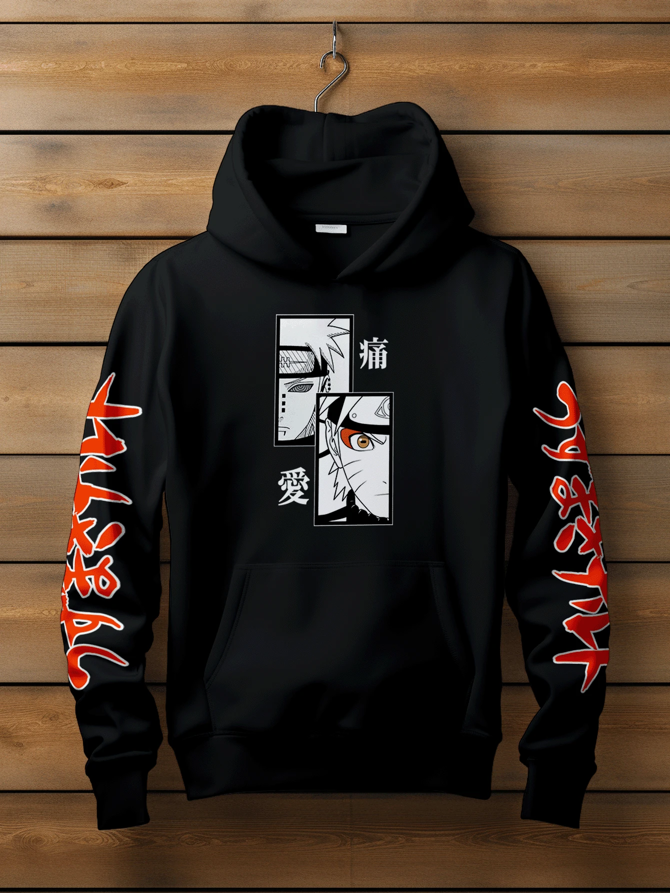 Men Sweatshirts - 黑色 - 查看 1