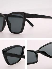 1pc Plastic Cat Eye Women Fashion Glasses For Tropical Beach Vacay Outdoor Travel Shopping Beach Party Accessories For Summer Beach Vacation,Outdoor,Travel Shades Casual Style Cat Eye Frame For Going Out Outfit,Back To School