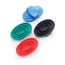 Lincoln Rubber Curry Comb (Green) - Army Green - View 1