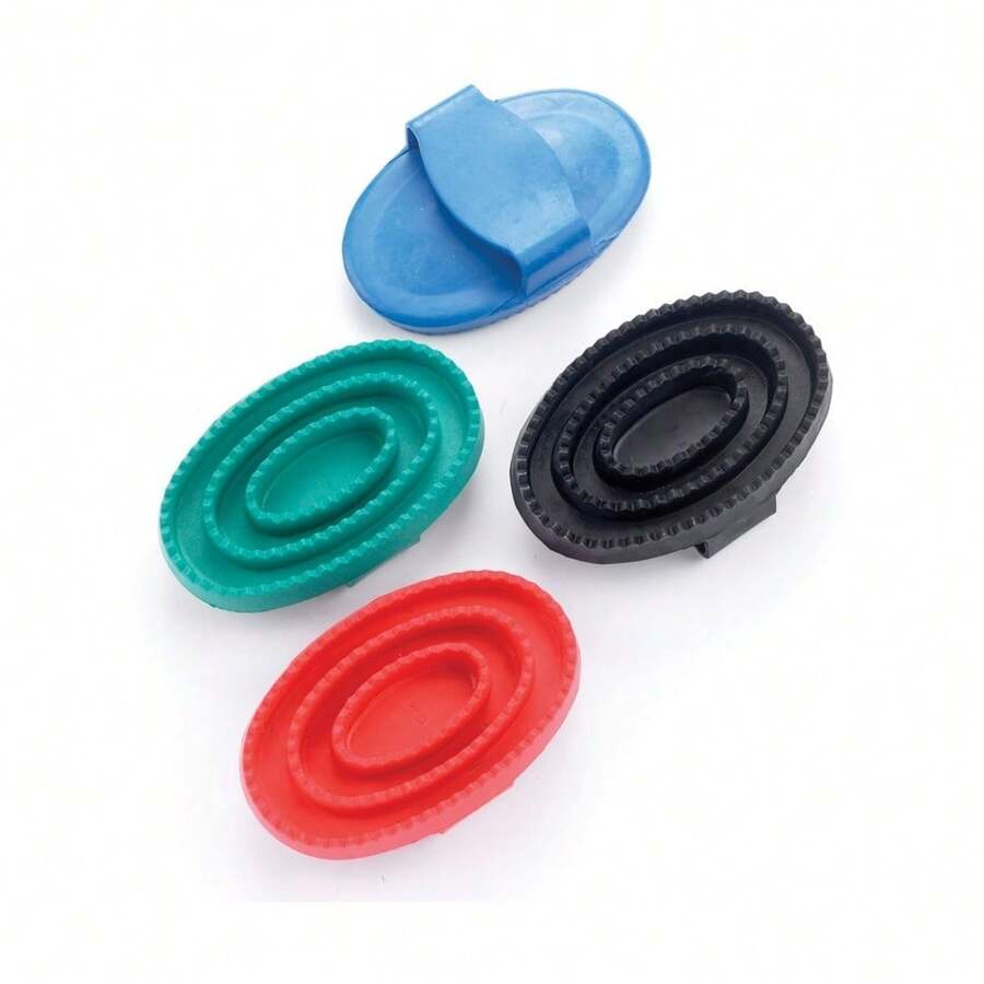 Lincoln Rubber Curry Comb (Green) - Army Green - View 1