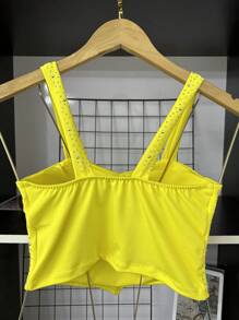 Women Tops - 黃色 - 查看 4