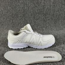 轻便透气树脂钢头防砸鞋，劳保防护鞋，春夏季男女网眼工作鞋 - 白色 - 查看 6