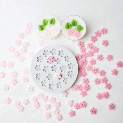 1 Khuôn silicon hoa anh đào mini, Khuôn làm nến thủ công DIY, Khuôn silicon phụ kiện trang trí nến, Khuôn silicon nhỏ giọt thủ công, Khuôn silicon nhựa thủ công, Khuôn làm thạch cao hương liệu, Thích hợp để làm quà tặng thủ công, Dễ tháo lắp. Lưu ý: Bán khuôn