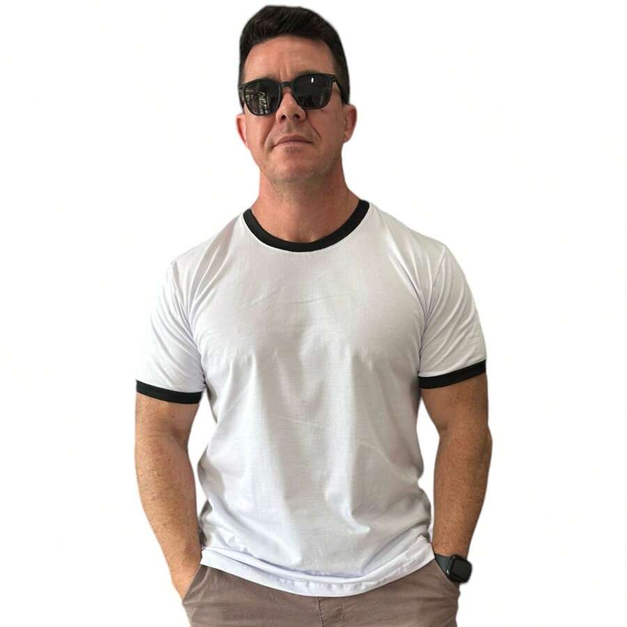 Men T-Shirts - 白色 - 查看 1