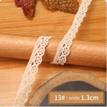 10M Spitzenband mit Spitzenkante, Bekleidungsstoff für Dekorationen, Handarbeit DIY Spitzenborte, Weihnachten Valentinstag