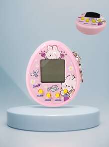 Electronic Virtual Pet Keychain, Retro Mini Handheld Game Console For Kids, Novelty Toy Holiday Gift - Multicolor - View 8