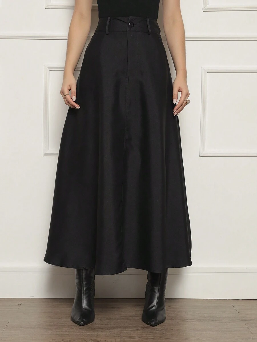 Women Skirts - 黑色 - 查看 1