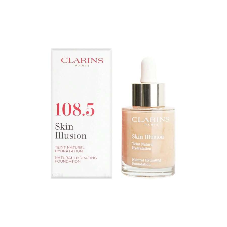 Clarins Skin Illusion Natural Hydrating Foundation 108.5 Cashew 1 OZ - 預設 - 查看 1