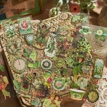 1入組/6片裝3D雷射全息箔貼紙套裝，用於裝飾復古西部風格日誌，隨機款式