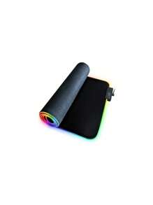 Mouse Pad gamer Exbom MP-LED3080 de emborrachado 300mm x 800mm x 4mm preto