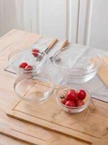 1 pièce bol à salade en acrylique transparent, bol à eau et sucre circulaire en plastique anti-chute à usage commercial, bol en plastique, bol à fruits et légumes, tasse à laver à la main en PC, bol à salade anti-chute, bol à fruits lotus, seau à fruits, légumes, bol à thé en plastique, bol circulaire, bol de service à salade pour cuisines, fêtes, vacances et célébrations, service, réutilisable, petits bols à dessert pour la préparation de la cuisine, le dessert, les trempettes et les bonbons ou les bols à noix, cuisine, cadeau de Noël