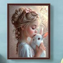 1入組30x40cm / 11.8x15.7in DIY 5D 鑽石畫（不含相框），全鑽十字繡圖片，牆壁裝飾，藝術手工藝品禮物，適合初學者