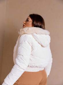 Women Down Coats - Beis - Ver 7