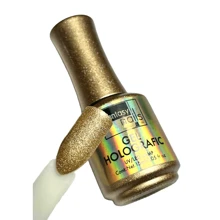 ESMALTE EN GEL PARA UÑAS HOLOGRAPHIC GOLD FANTASY NAILS - Dorado - Ver 2