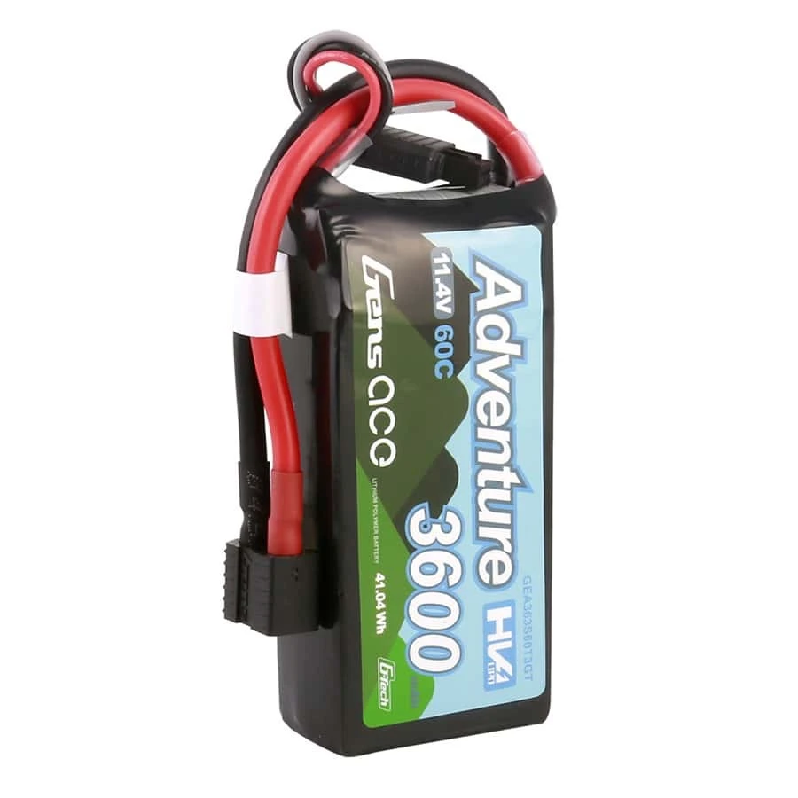 HRB Batteria LiPo 4S 3600mAh 14.8V 60C Con Spina XT60 - Per Auto, Barca, Aereo E Drone RC - Dimensioni 135x42x31.5mm - 2