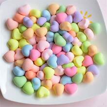 10 chiếc Macaron hỗn hợp, trái tim, ngôi sao và bông tai tự làm hình hoạt hình, phụ kiện tóc, mặt dây chuyền trang sức, văn phòng phẩm, vỏ điện thoại, móc khóa, cốc, trang trí giày, bộ vật liệu vá nam châm tủ lạnh với băng dính làm quà tặng - Nhiều màu - Xem 6