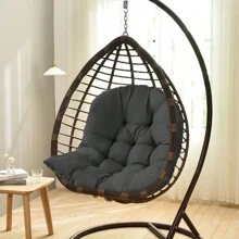 Live And Home 3 Colors Thick Hanging Egg Swing Chair Cushion,Fluffy Hanging Egg Chair Pad,Soft Comfortable Hanging Basket Chair Seat Cushion,Hammock Chair Seat Pads,Outdoor Swing Sofa Cushion,Indoor/Outdoor Seat Cushion For Sofa,Hammock,Patio,Garden