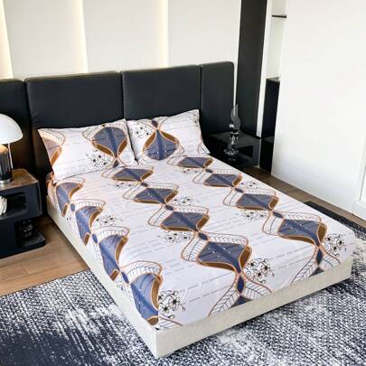 1入組印花床單[不含枕套]