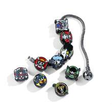 1 pulsera de los piratas de ONE PIECE con calavera de dibujos animados