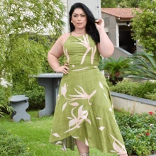 Plus Size Co-Ords - 軍綠色 - 查看 10