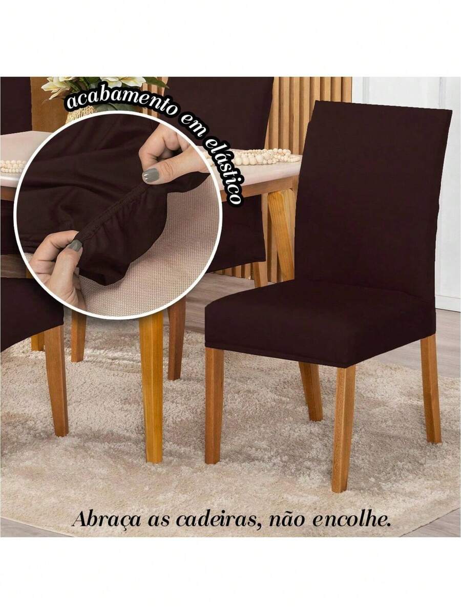 Chair Covers - Rust Brown - View 1