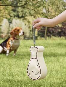 1入組手提式狗狗水瓶，雞腿造型碗，方便的寵物飲水容器，戶外旅行配件 - 彩色 - 查看 4